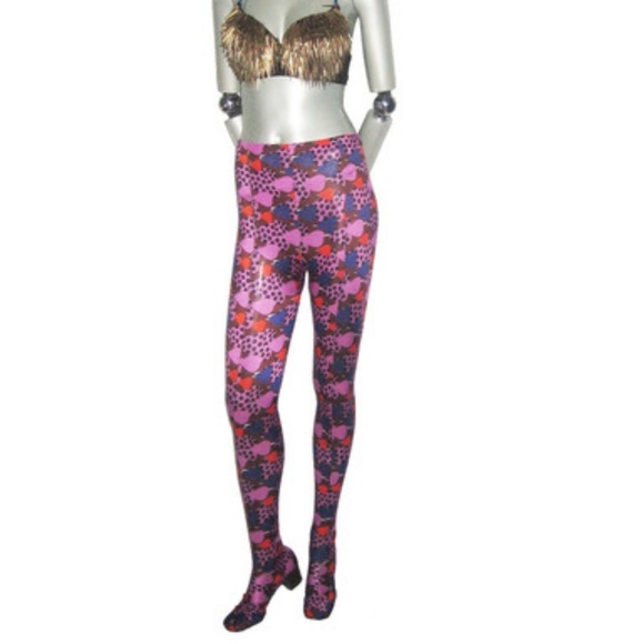 SOLD Vtg Psychedelic Pan T Mod GoGo Leggings Boots - Picture 2 of 8